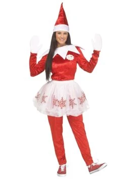 Fun World Elf On The Shelf Deluxe Costume For Women 13 Fun World Elf On The Shelf Deluxe Costume For Women -Halloween Costumes elf on the shelf deluxe womens costume alt 1