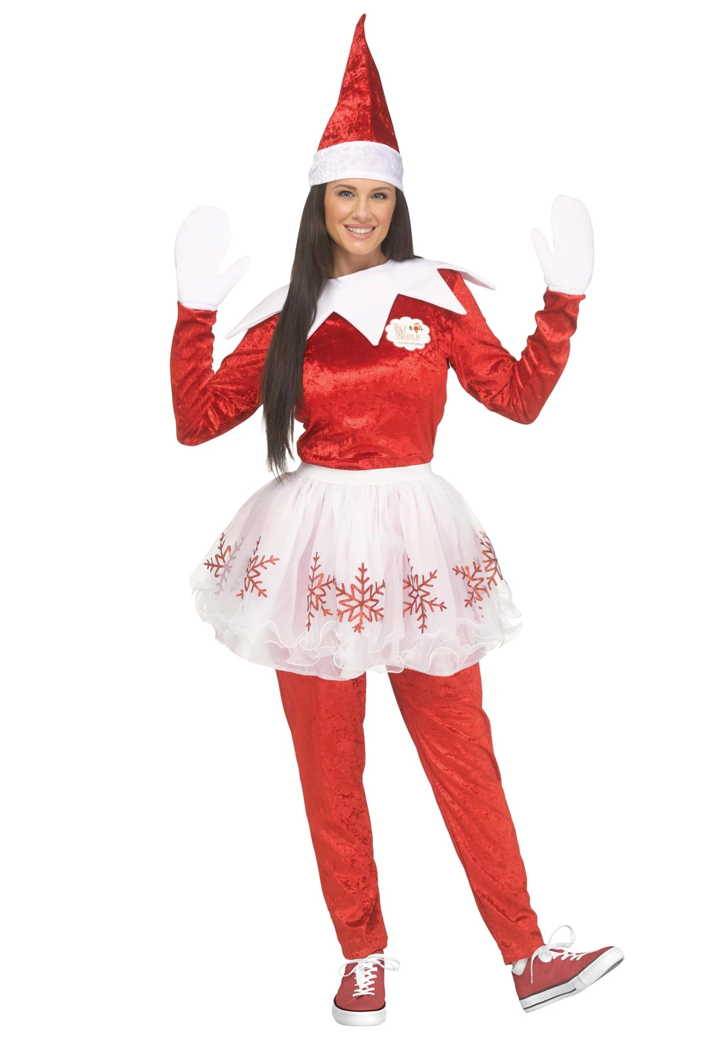 Fun World Elf On The Shelf Deluxe Costume For Women 4 Fun World Elf On The Shelf Deluxe Costume For Women - Image 2