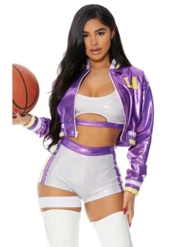 Forplay Enjoy The Show Sexy Basketball Player Costume For Women -Halloween Costumes enjoy the show sexy basketball player costume alt 2