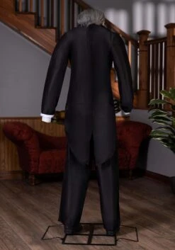 5.6FT Animatronic Evil Greeter Butler Halloween Decoration 15 5.6FT Animatronic Evil Greeter Butler Halloween Decoration -Halloween Costumes evil animated greeter butler decoration alt 2