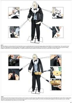 5.6FT Animatronic Evil Greeter Butler Halloween Decoration 21 5.6FT Animatronic Evil Greeter Butler Halloween Decoration -Halloween Costumes evil animated greeter butler decoration alt 8