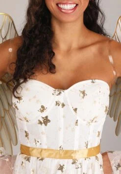 Women's Premium Angel Costume -Halloween Costumes exclusive adult premium angel costume alt 3
