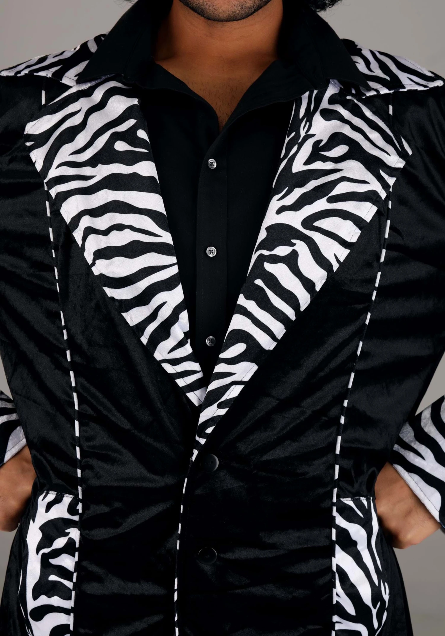 Men's Plus Size Deluxe Mac Daddy Pimp Costume 5 Men's Plus Size Deluxe Mac Daddy Pimp Costume - Image 3