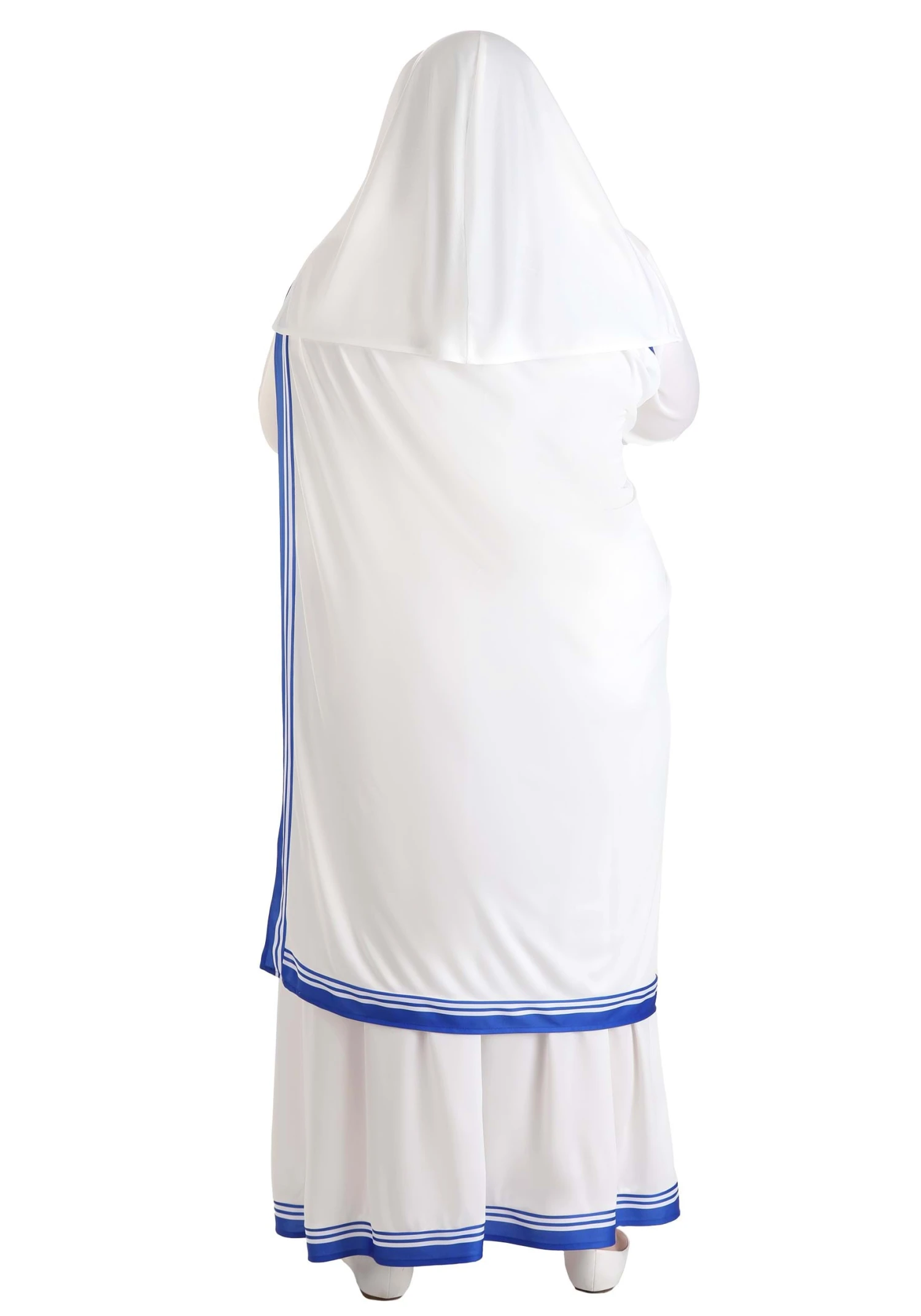 Women's Plus Size Mother Teresa Costume 4 Women's Plus Size Mother Teresa Costume - Image 2
