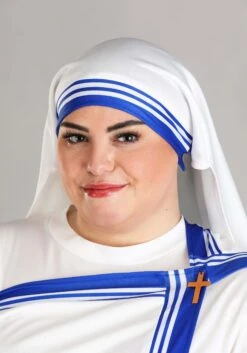 Women's Plus Size Mother Teresa Costume 7 Women's Plus Size Mother Teresa Costume -Halloween Costumes exclusive plus size womens mother teresa costume alt 2