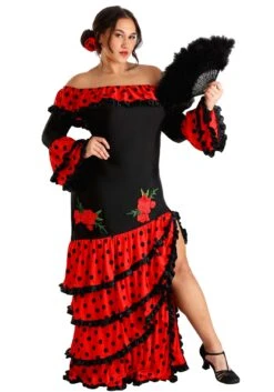 Plus Size Women's Spanish Senorita Costume