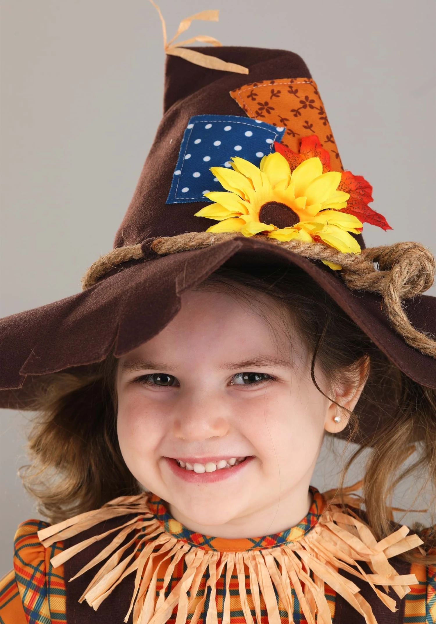 Girl's Sunflower Scarecrow Toddler Costume 5 Girl's Sunflower Scarecrow Toddler Costume - Image 3