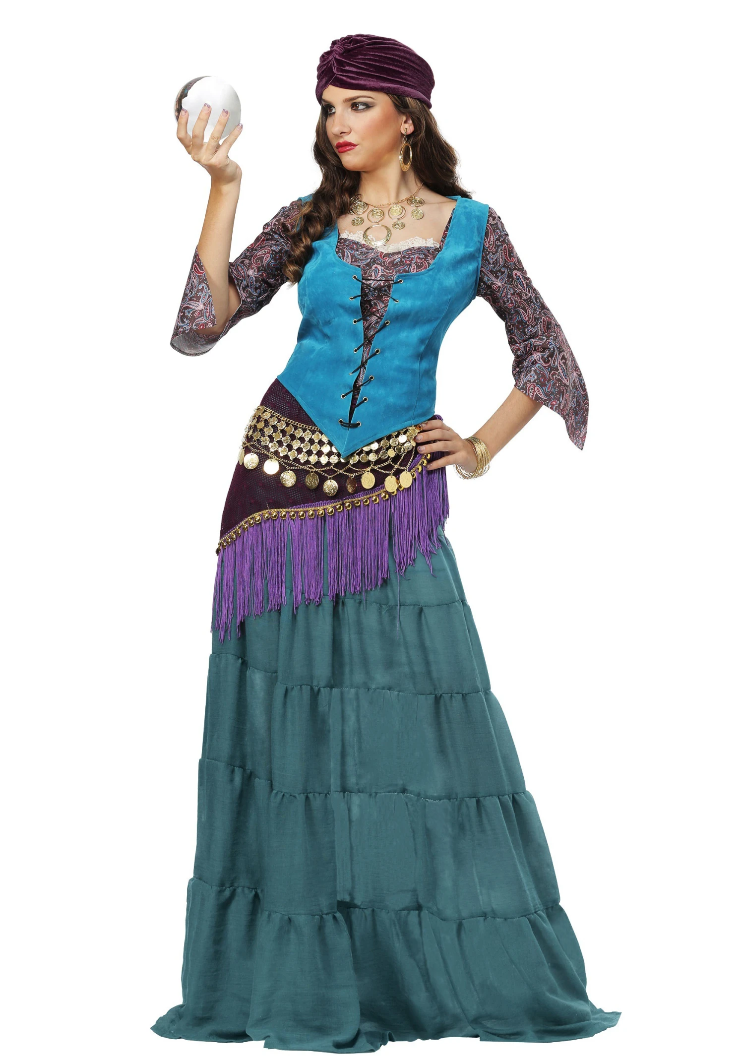 Fabulous Fortune Teller Plus Size Women's Costume 3 Fabulous Fortune Teller Plus Size Women's Costume