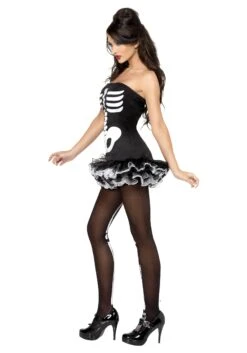 Smiffys Sexy Skeleton Costume For Women 8 Smiffys Sexy Skeleton Costume For Women -Halloween Costumes fever skeleton costume image3