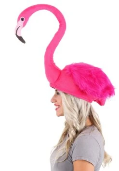 Pink Flamingo Costume Hat -Halloween Costumes flamingo hat alt 2