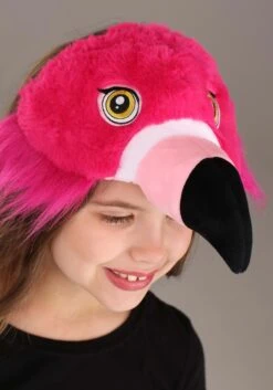 Plush Flamingo Headband -Halloween Costumes flamingo plush headband alt 2