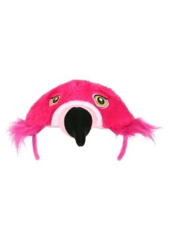 Plush Flamingo Headband -Halloween Costumes flamingo plush headband alt 3