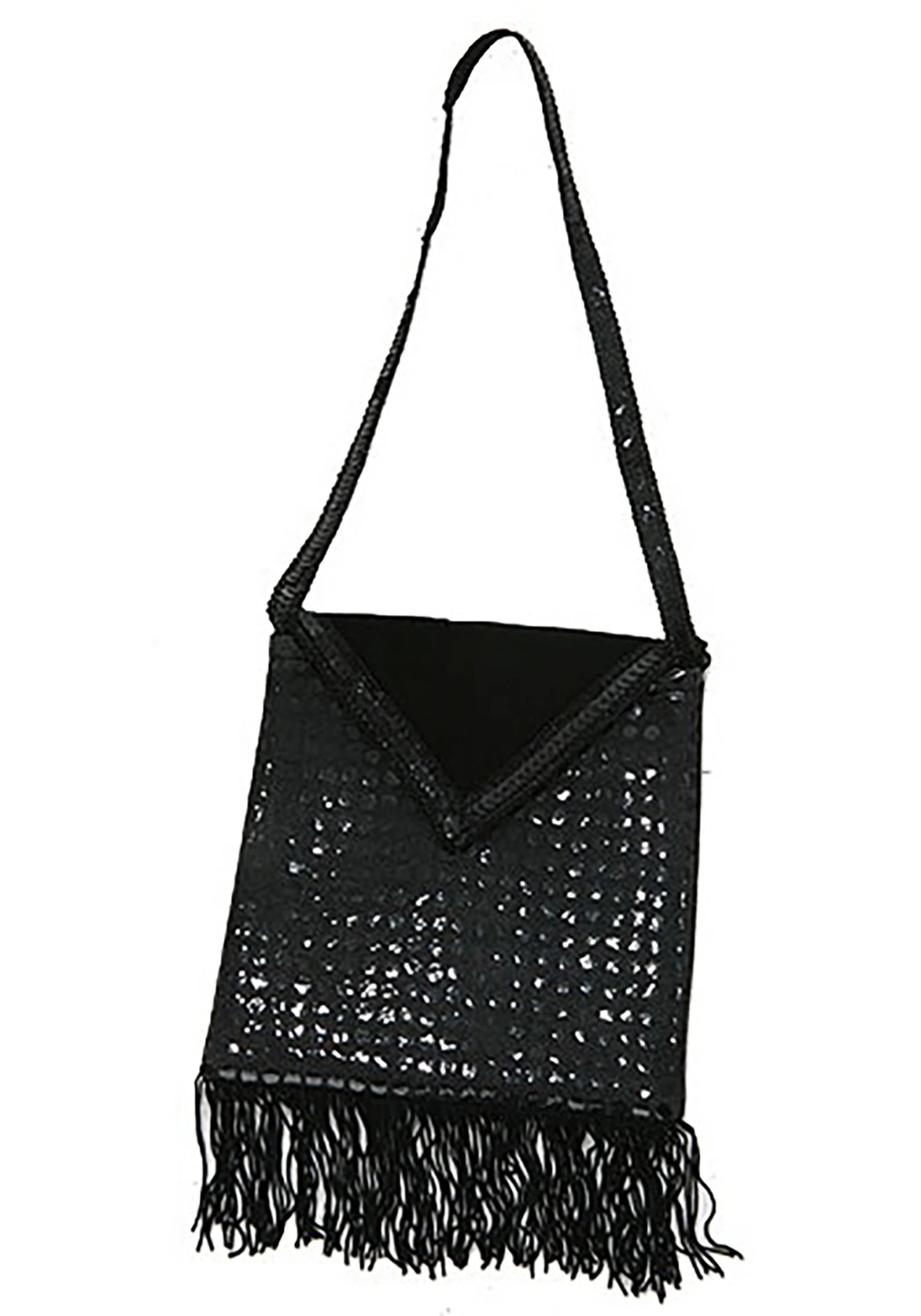 Flapper Black Sequined Purse 3 Flapper Black Sequined Purse