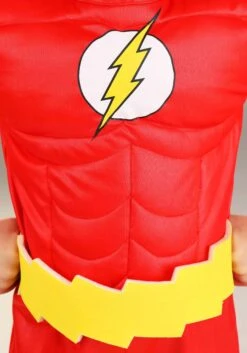 Deluxe Boy's Toddler Flash Classic Costume 10 Deluxe Boy's Toddler Flash Classic Costume -Halloween Costumes flash classic deluxe toddler costume alt 2