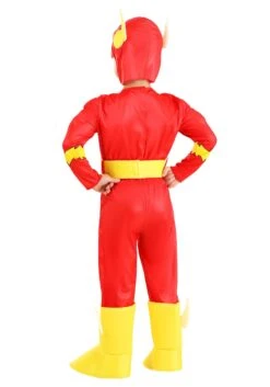 Deluxe Boy's Toddler Flash Classic Costume 12 Deluxe Boy's Toddler Flash Classic Costume -Halloween Costumes flash classic deluxe toddler costume alt 4