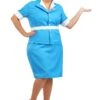Plus Size Flight Attendant Women's Costume Dress 2 Plus Size Flight Attendant Women's Costume Dress -Halloween Costumes flight crew plus size womens costume