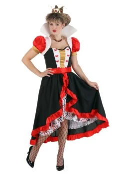 Flirty Queen Of Hearts Women's Costume 16 Flirty Queen Of Hearts Women's Costume -Halloween Costumes flirty queen of hearts costume dress alt 4