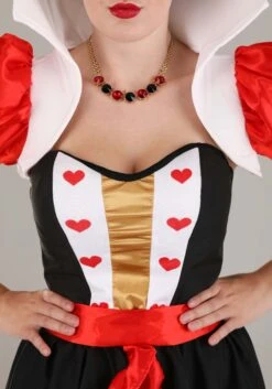 Flirty Queen Of Hearts Women's Costume 18 Flirty Queen Of Hearts Women's Costume -Halloween Costumes flirty queen of hearts costume dress alt 6