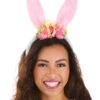 Floral Bunny Ears Costume Headband Accessory 1 Floral Bunny Ears Costume Headband Accessory -Halloween Costumes floral bunny ears headband