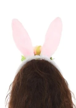 Floral Bunny Ears Costume Headband Accessory -Halloween Costumes floral bunny ears headband alt 2