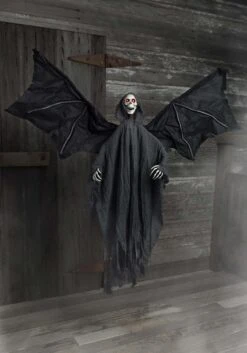 3.8FT Animated Flying Grim Reaper Halloween Decoration