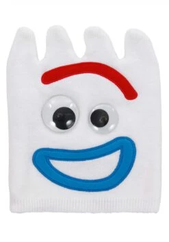 Disney Kid's Disney Forky Knit Costume Hat 11 Disney Kid's Disney Forky Knit Costume Hat -Halloween Costumes forky knit hat alt 3
