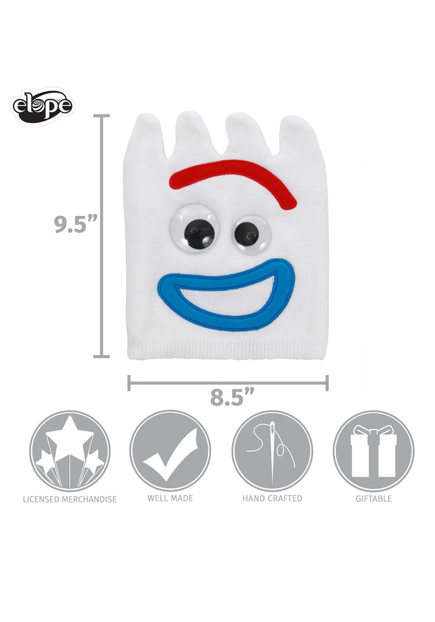 Disney Kid's Disney Forky Knit Costume Hat 8 Disney Kid's Disney Forky Knit Costume Hat - Image 6