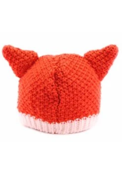 Fox Knit Orange Beanie -Halloween Costumes fox knit beanie alt 3