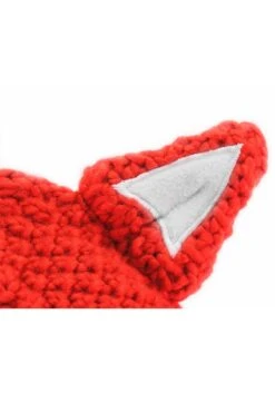 Fox Knit Orange Beanie -Halloween Costumes fox knit beanie alt 4