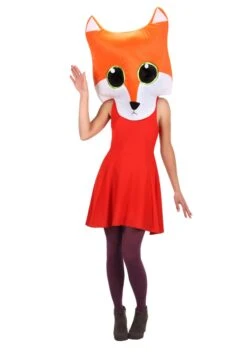 Fox Plush MASKot Head -Halloween Costumes fox maskot head alt 2