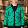 Cakeworthy Frankenstein Adult Cardigan 2 Cakeworthy Frankenstein Adult Cardigan -Halloween Costumes frankenstein cardigan