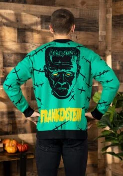 Cakeworthy Frankenstein Adult Cardigan -Halloween Costumes frankenstein cardigan alt 1