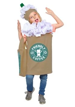 Frappuccino Coffee Toddler Costume 11 Frappuccino Coffee Toddler Costume -Halloween Costumes frappuccino costume alt 3