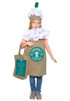 Frappuccino Coffee Toddler Costume 10 Frappuccino Coffee Toddler Costume -Halloween Costumes frappuccino costume alt 4