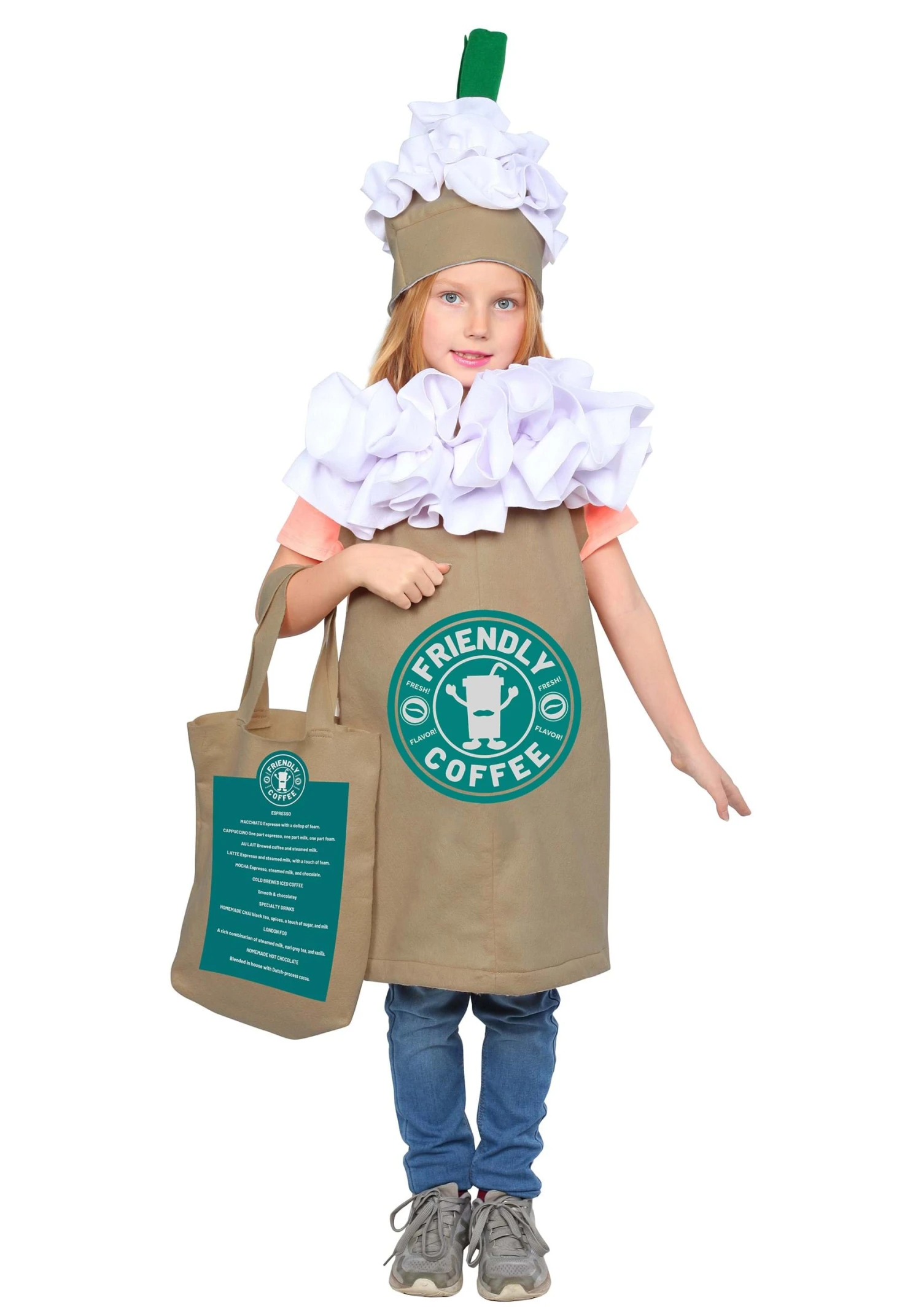 Frappuccino Coffee Toddler Costume 6 Frappuccino Coffee Toddler Costume - Image 4