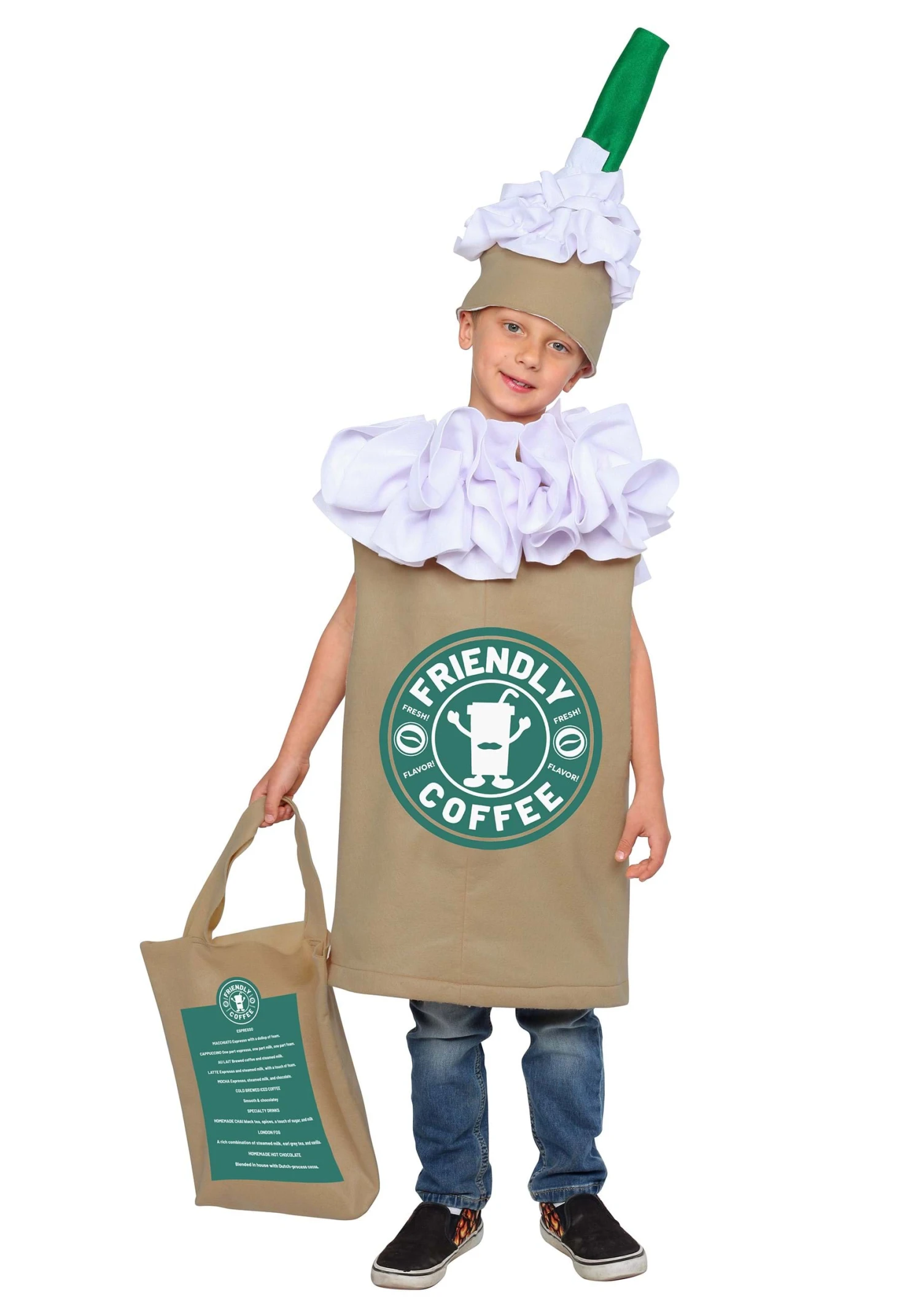 Frappuccino Coffee Toddler Costume 3 Frappuccino Coffee Toddler Costume