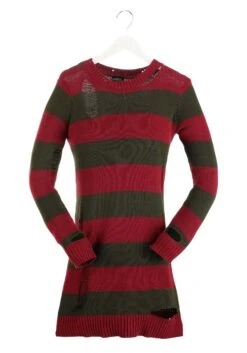 Women's Plus Size Freddy Krueger Costume Dress 16 Women's Plus Size Freddy Krueger Costume Dress -Halloween Costumes freddy krueger plus size dress costume alt 1
