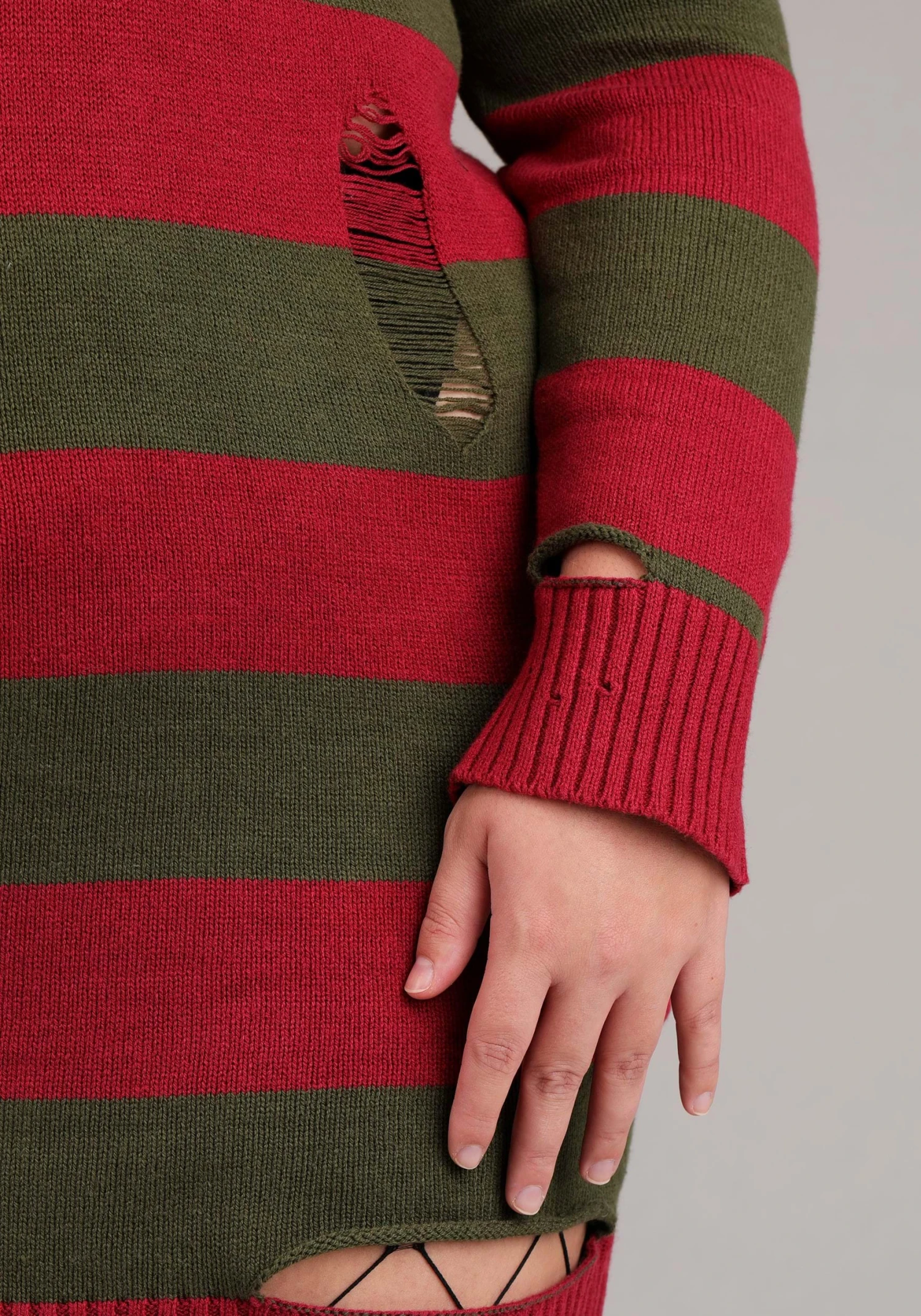 Women's Plus Size Freddy Krueger Costume Dress 8 Women's Plus Size Freddy Krueger Costume Dress - Image 6