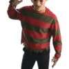 Freddy Krueger Costume Shirt With Mask For Adults 1 Freddy Krueger Costume Shirt With Mask For Adults -Halloween Costumes freddy krueger w mask adult