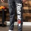 Cakeworthy Friday The 13th Adult Tie Dye Joggers 1 Cakeworthy Friday The 13th Adult Tie Dye Joggers -Halloween Costumes friday the 13th tie dye joggers