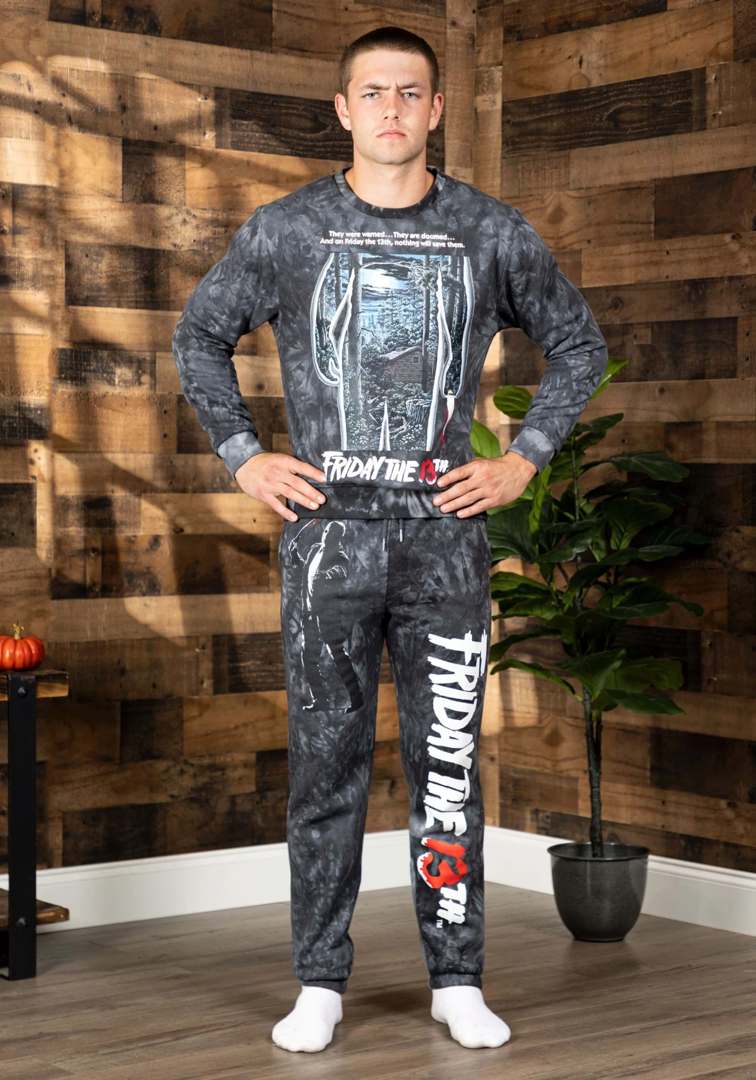 Cakeworthy Friday The 13th Adult Tie Dye Joggers 4 Cakeworthy Friday The 13th Adult Tie Dye Joggers - Image 2