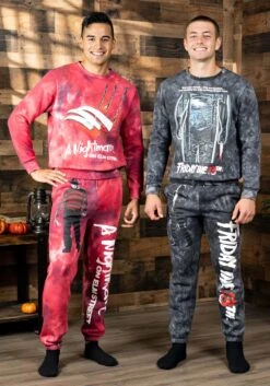 Cakeworthy Friday The 13th Adult Tie Dye Joggers 8 Cakeworthy Friday The 13th Adult Tie Dye Joggers -Halloween Costumes friday the 13th tie dye joggers alt 2