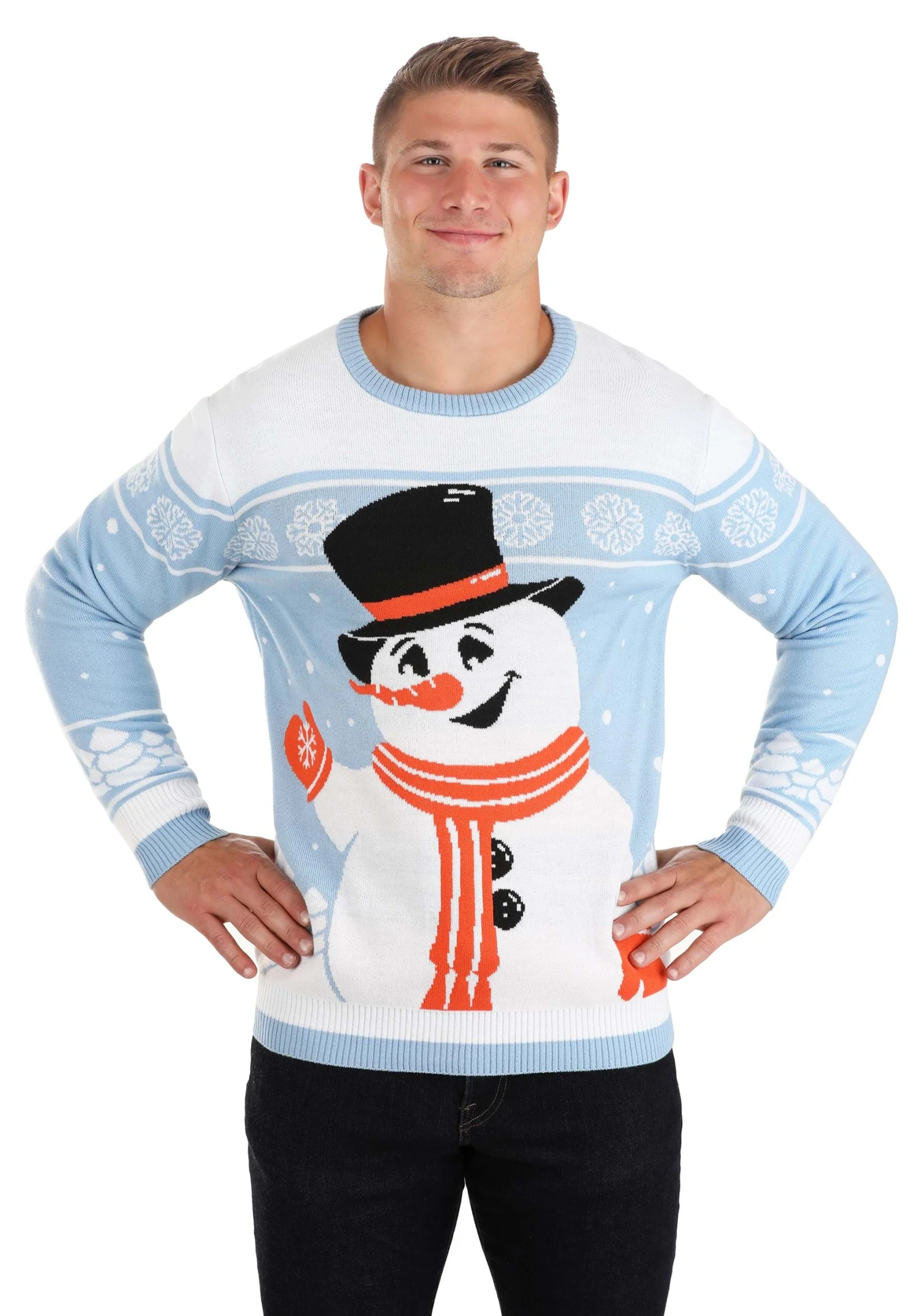 Adult Friendly Snowman Ugly Christmas Sweater 7 Adult Friendly Snowman Ugly Christmas Sweater - Image 5
