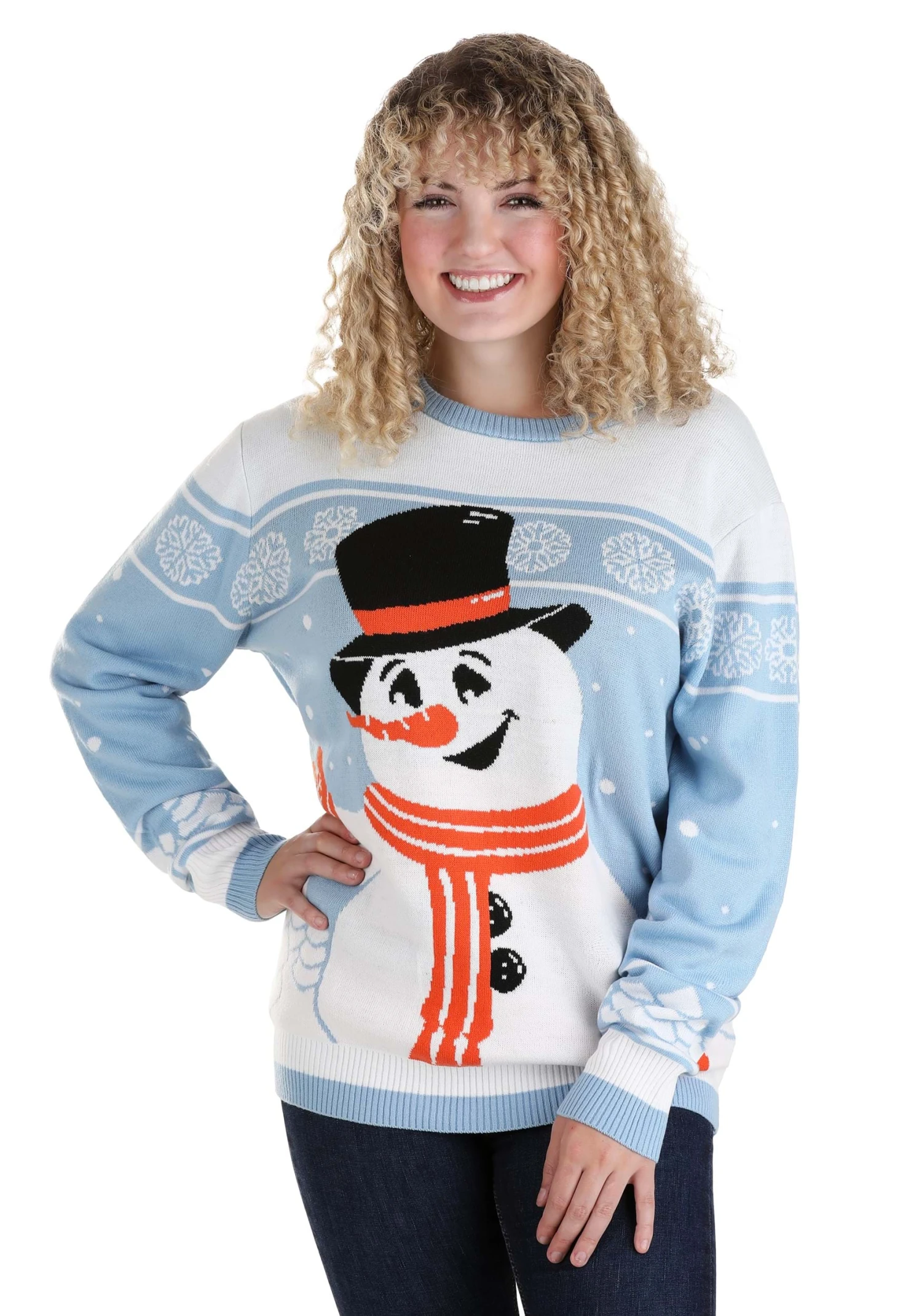 Adult Friendly Snowman Ugly Christmas Sweater 6 Adult Friendly Snowman Ugly Christmas Sweater - Image 4