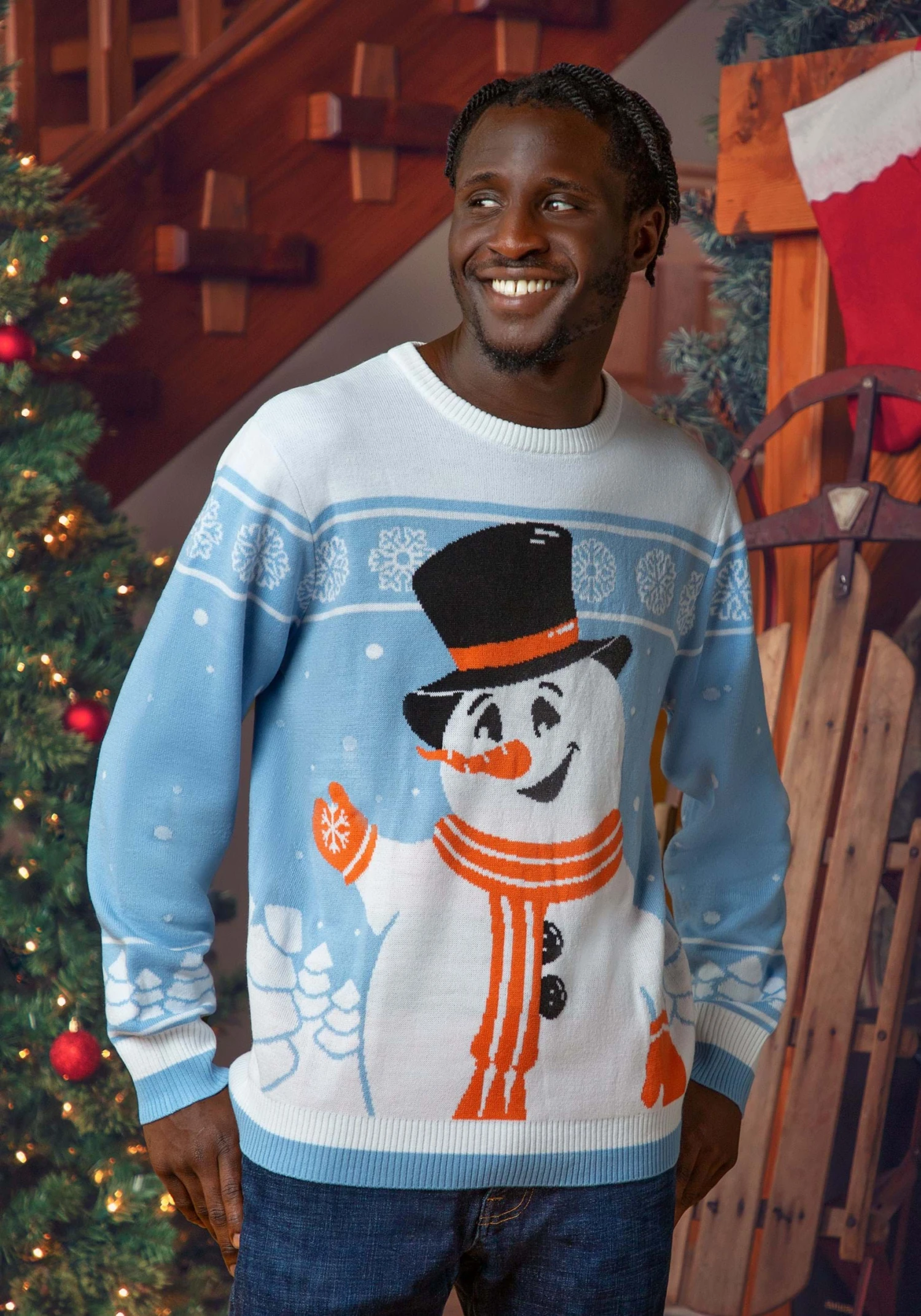 Adult Friendly Snowman Ugly Christmas Sweater 4 Adult Friendly Snowman Ugly Christmas Sweater - Image 2