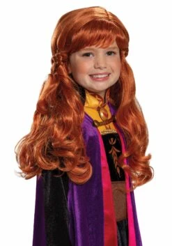 Disguise Frozen 2 Girls Anna Wig