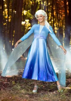 Disguise Deluxe Disney Frozen 2 Elsa Women's Costume -Halloween Costumes frozen 2 womens elsa deluxe costume alt 3