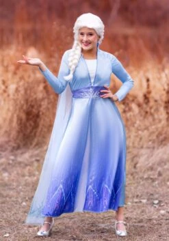 Disguise Deluxe Disney Frozen 2 Elsa Women's Costume -Halloween Costumes frozen 2 womens elsa deluxe costume alt 4