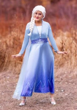 Disguise Deluxe Disney Frozen 2 Elsa Women's Costume -Halloween Costumes frozen 2 womens elsa deluxe costume alt 5