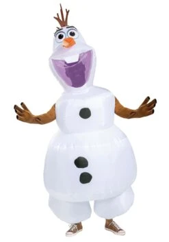 Frozen Adult Olaf Inflatable Costume 7 Frozen Adult Olaf Inflatable Costume -Halloween Costumes frozen adult olaf inflatable costume alt 3